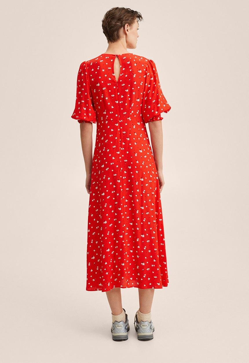 MANGO - Dress carol - red