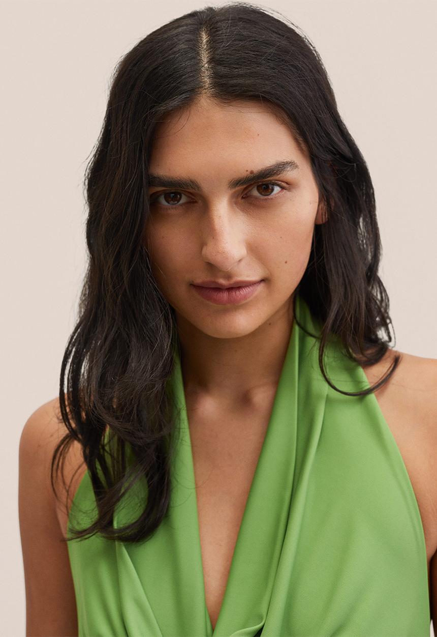 MANGO - Dress acamar - green