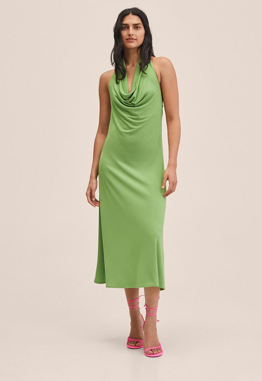 MANGO - Dress acamar - green