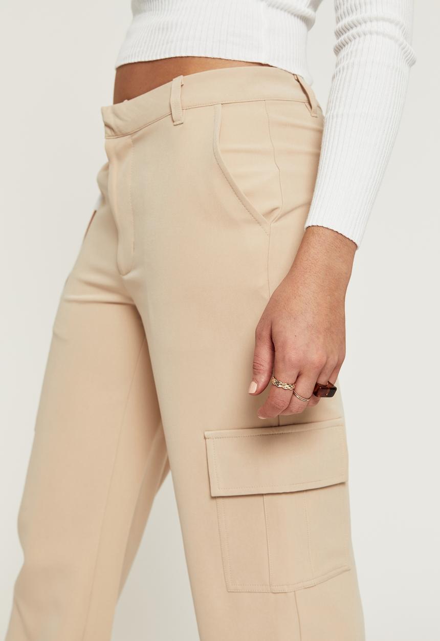 Supré  - Phoebe low rise slim cargo pant - warm oak
