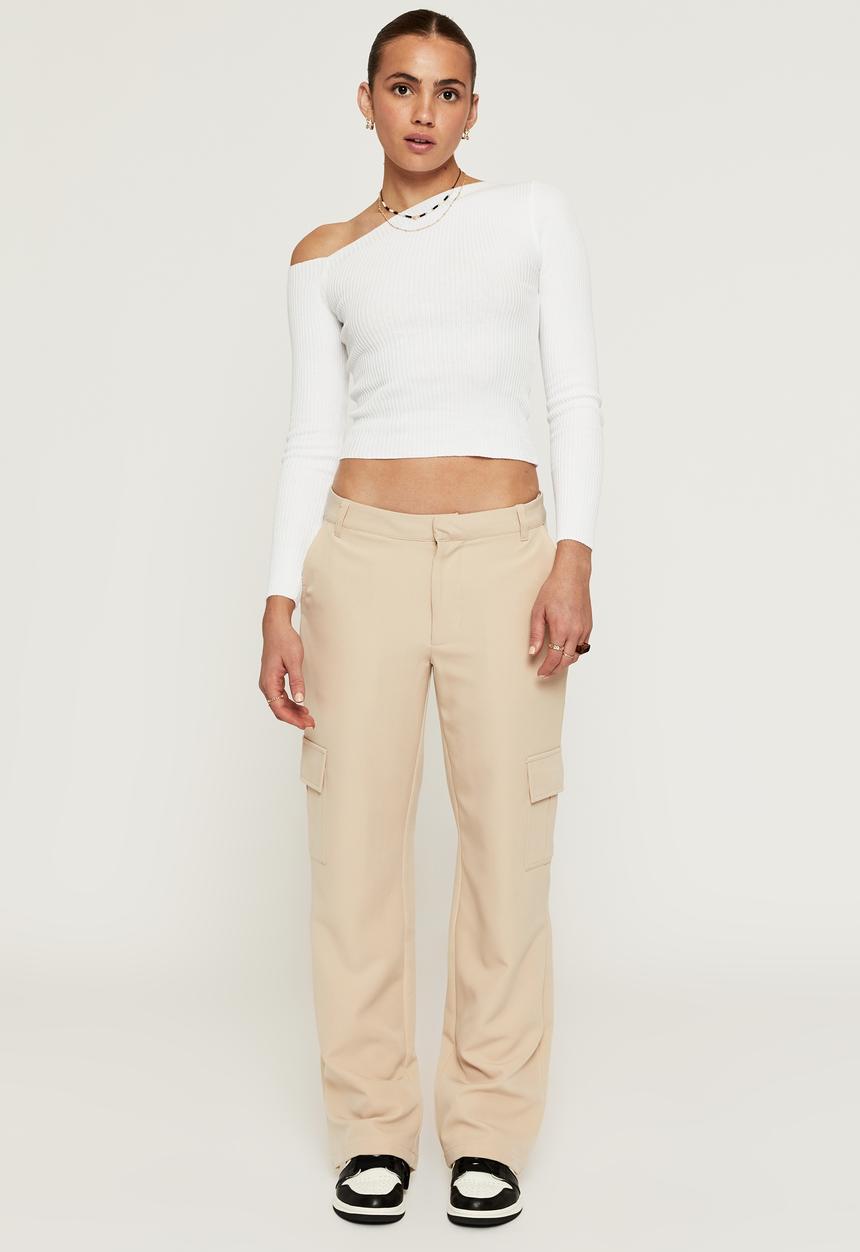 Supré  - Phoebe low rise slim cargo pant - warm oak