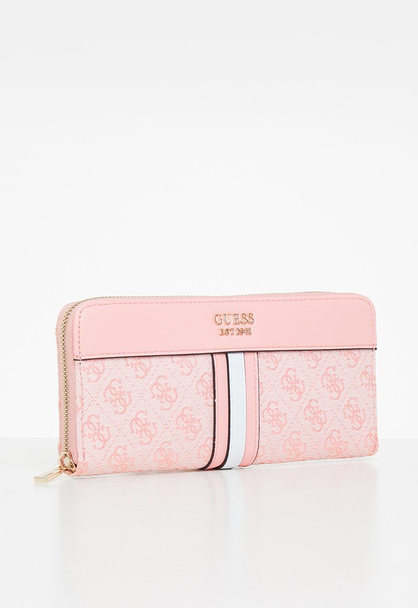 GUESS - Kasinta slg large zip around - powder pink