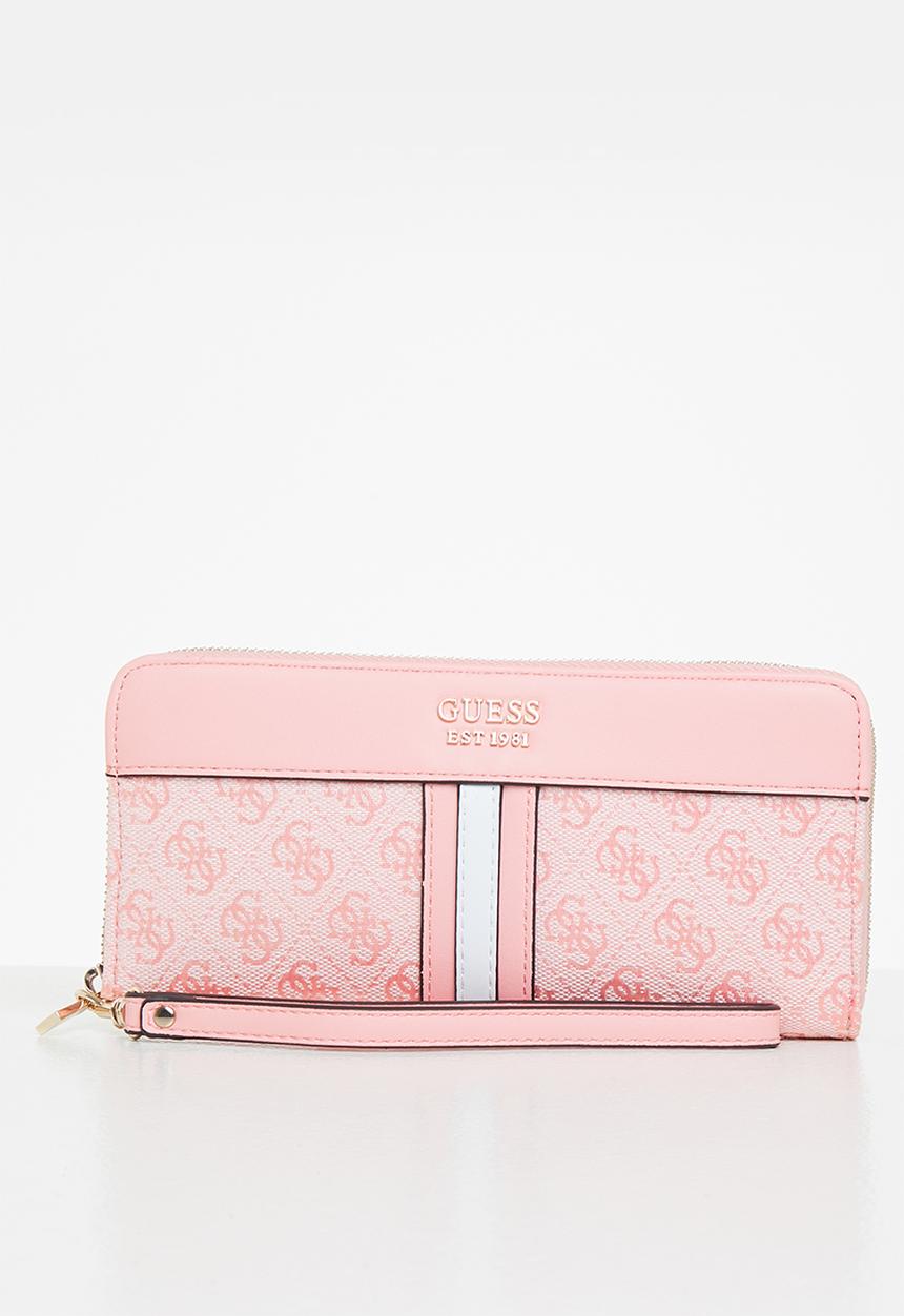 GUESS - Kasinta slg large zip around - powder pink