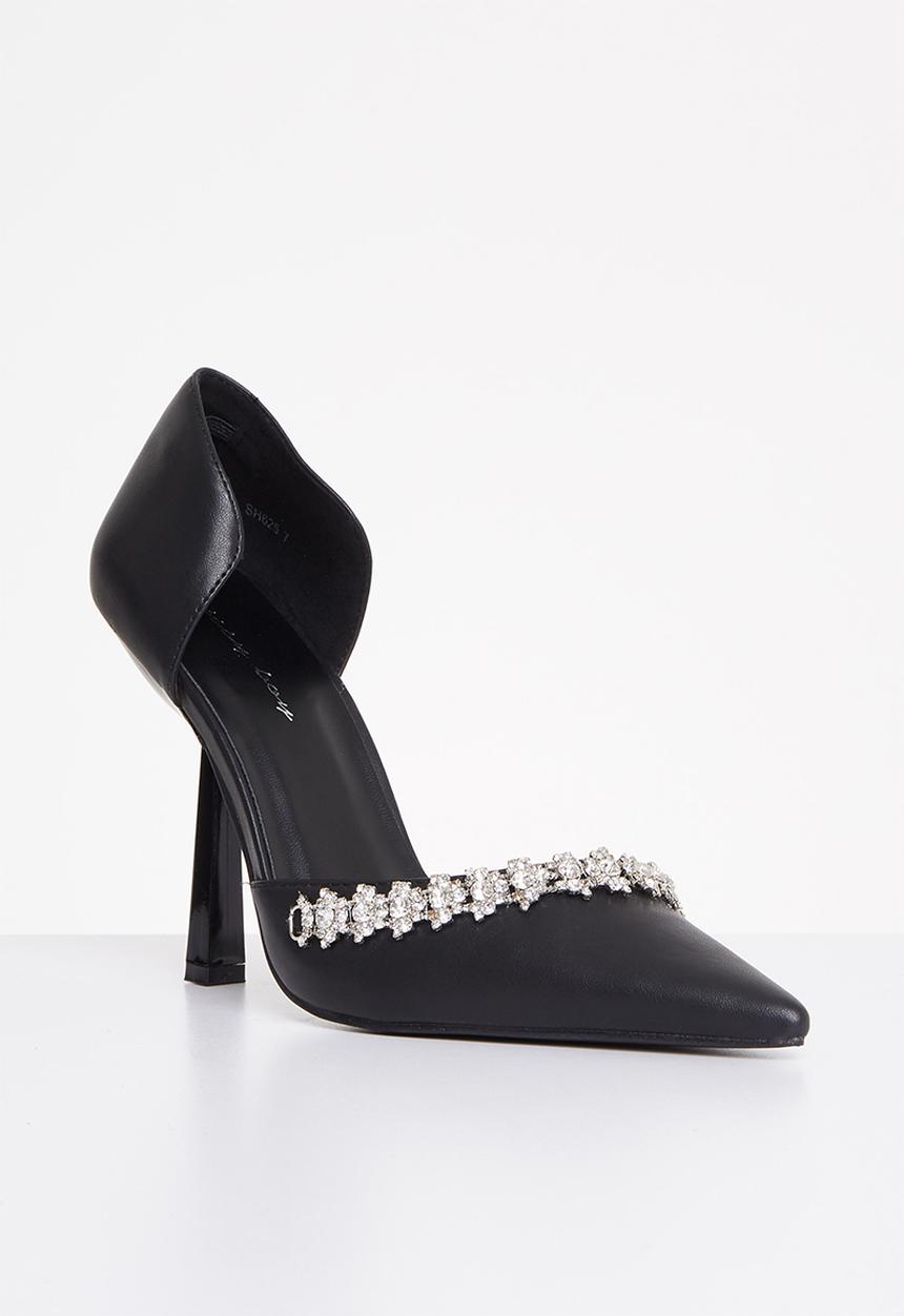 SISSY BOY - Rhinestone ready court - black