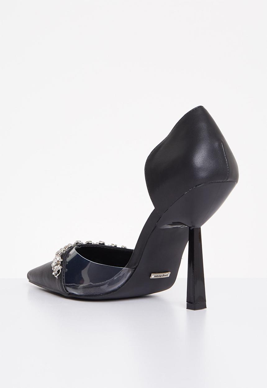 SISSY BOY - Rhinestone ready court - black