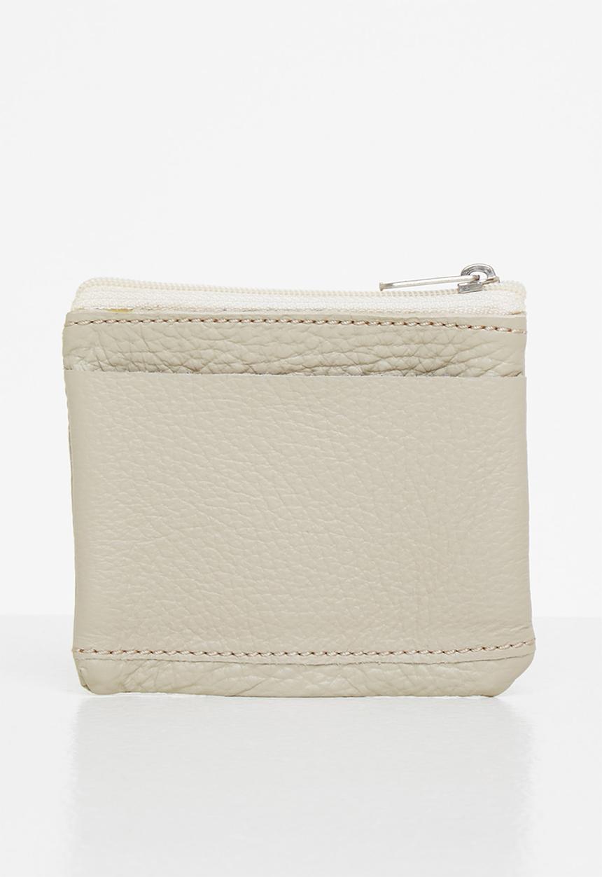 Superbalist - Sian leather cardholder - cream