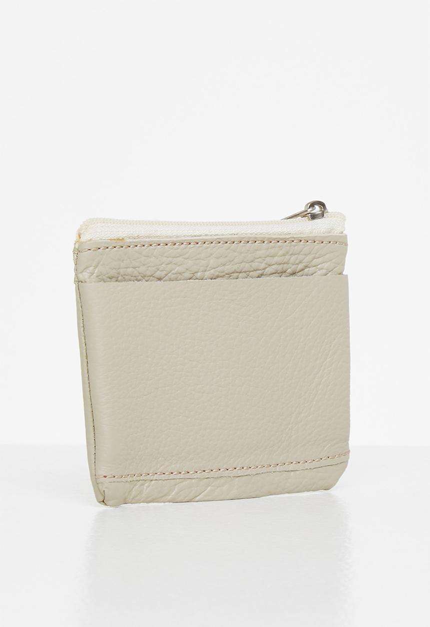 Superbalist - Sian leather cardholder - cream
