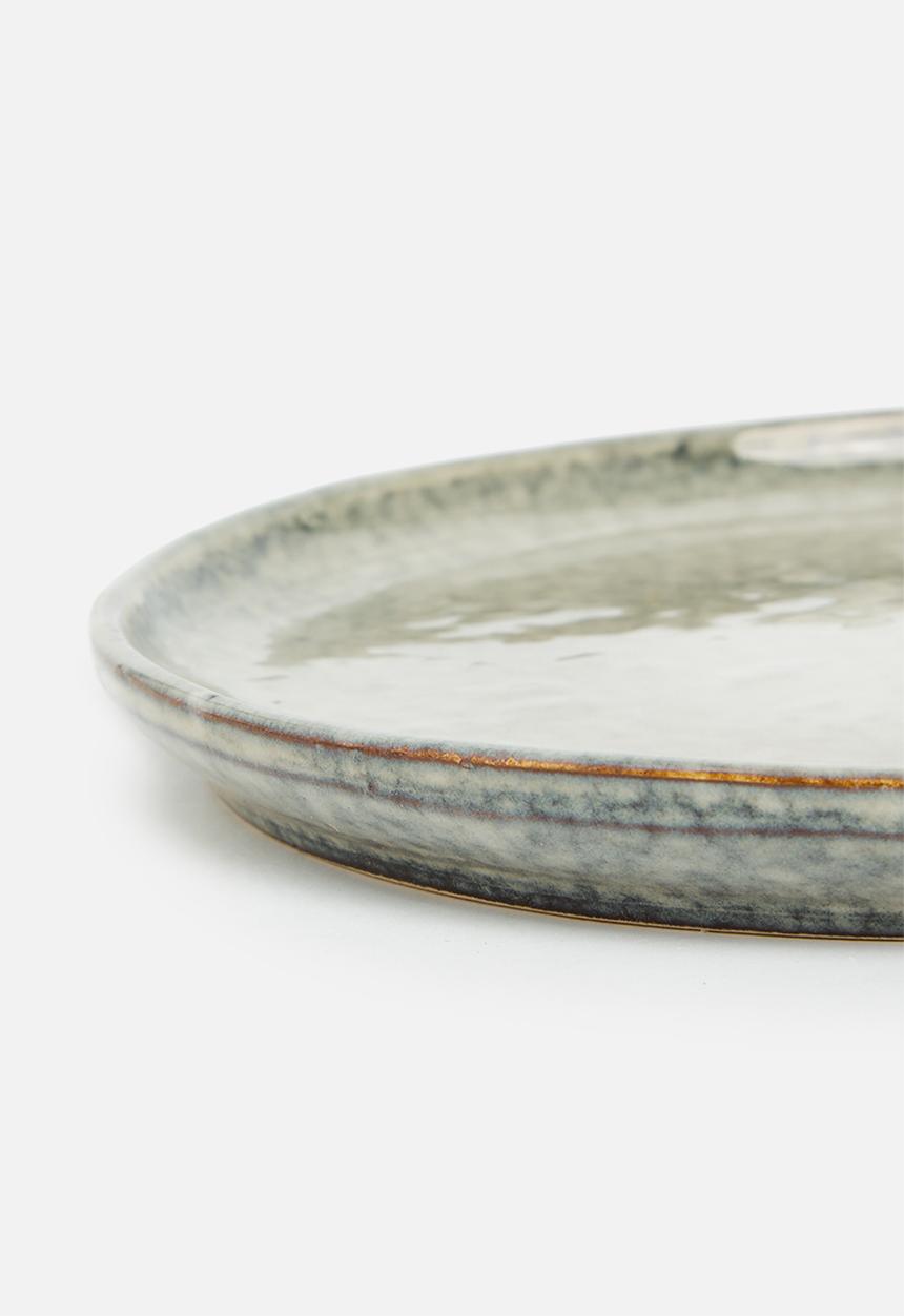 Sixth Floor - Romy side plate set of 4- slate