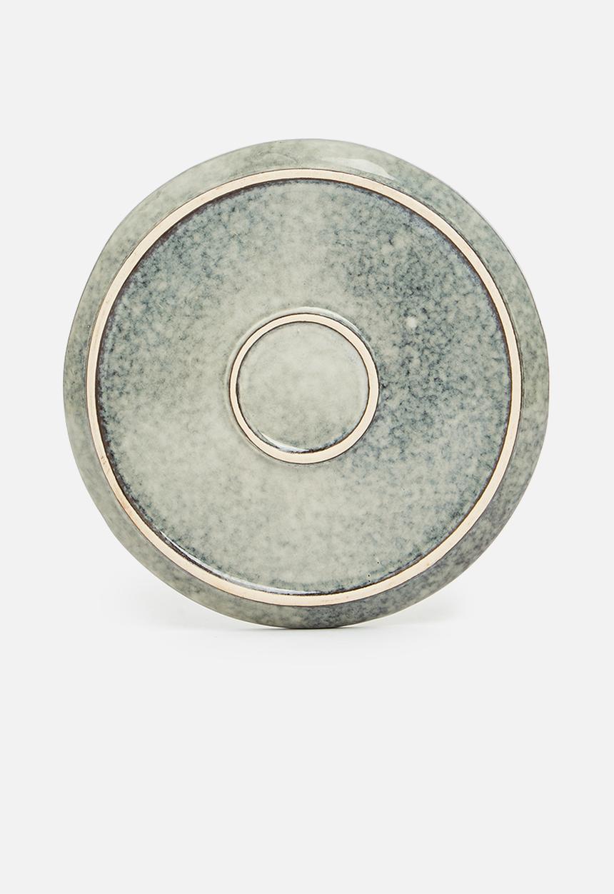 Sixth Floor - Romy side plate set of 4- slate