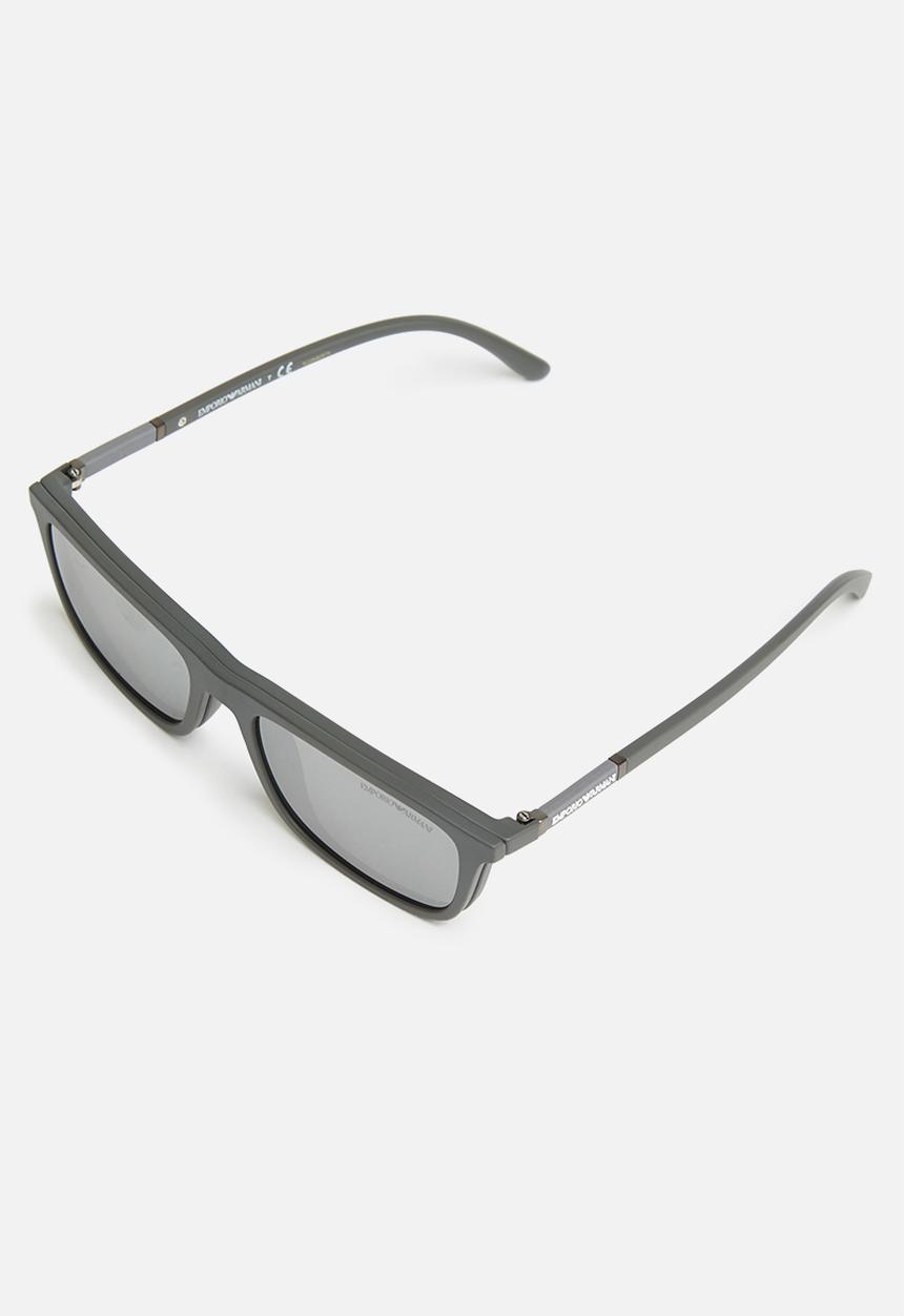 Emporio Armani - 0ea4160 54371w 55 mm - matte grey
