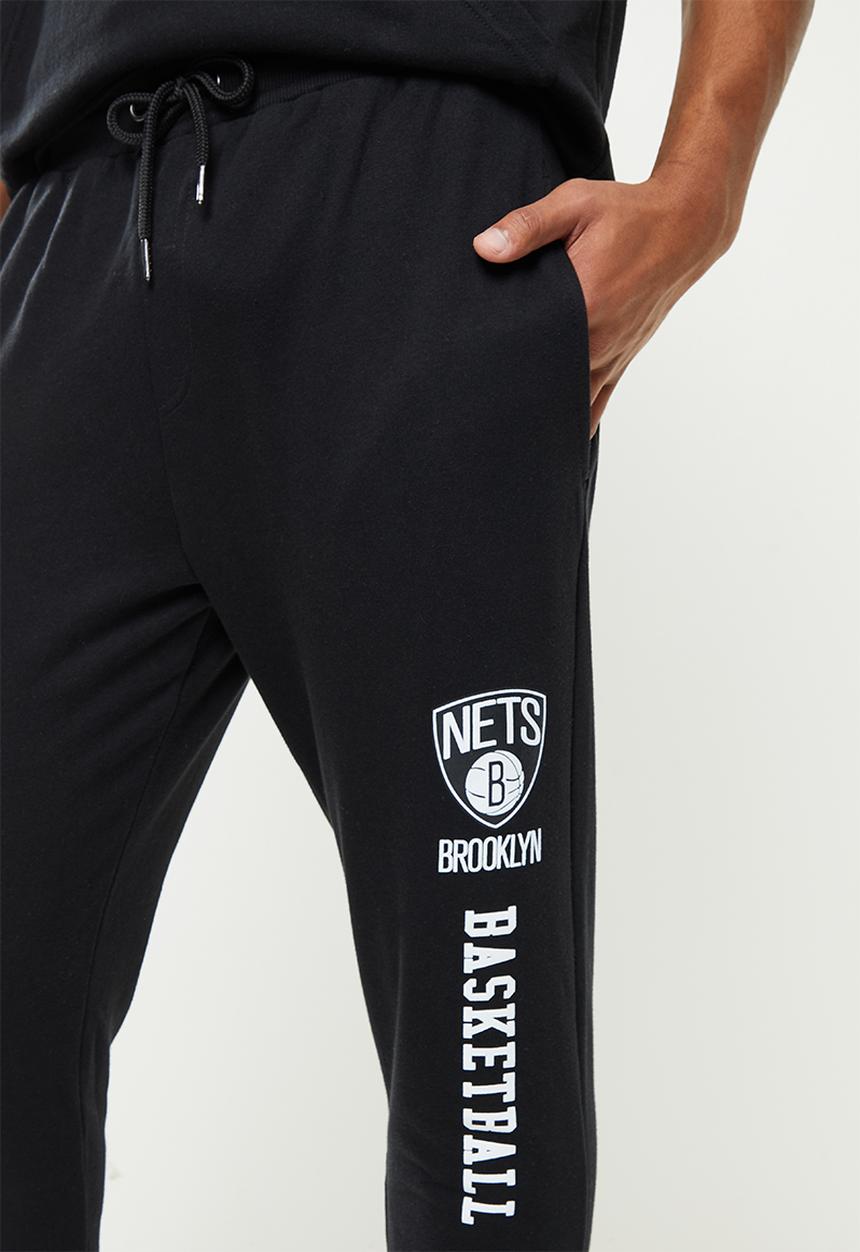 NBA - Nets track joggers - black