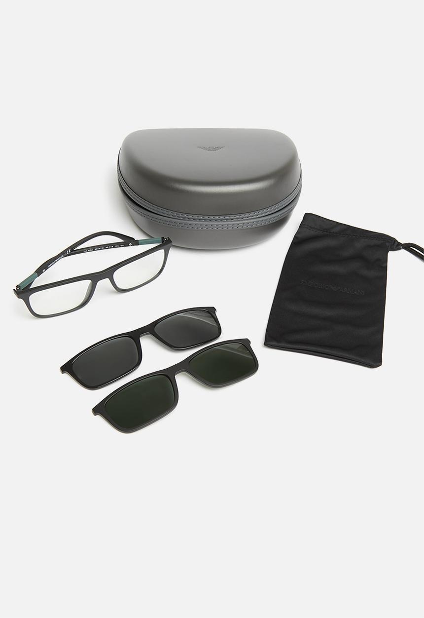 Emporio Armani - 0ea4160 50421w 55 mm - matte black
