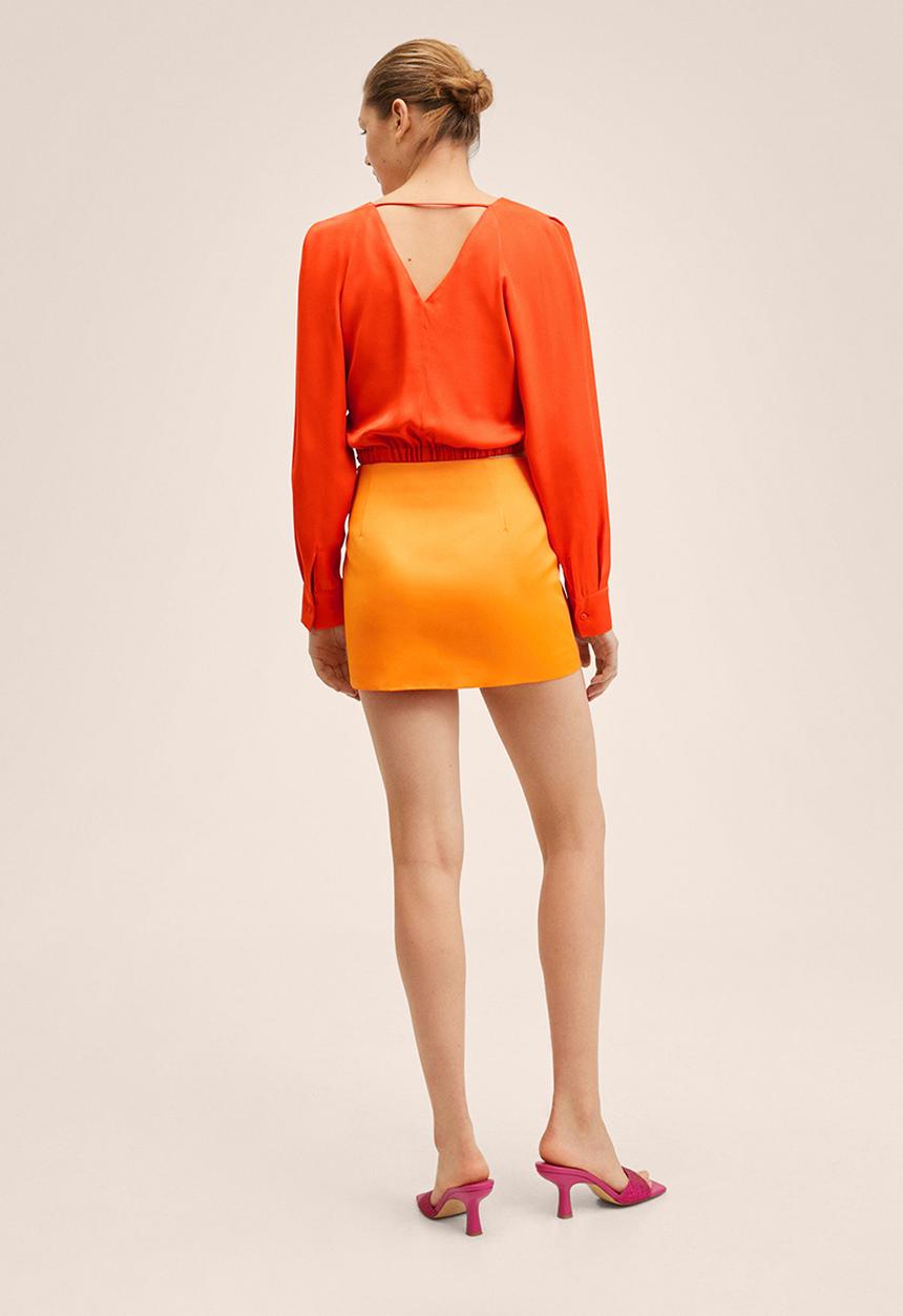 MANGO - Blouse tresor - orange