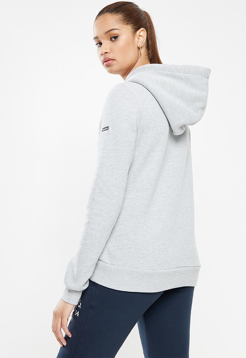 Superdry. - Vl boho sparkle hood bb - grey marl