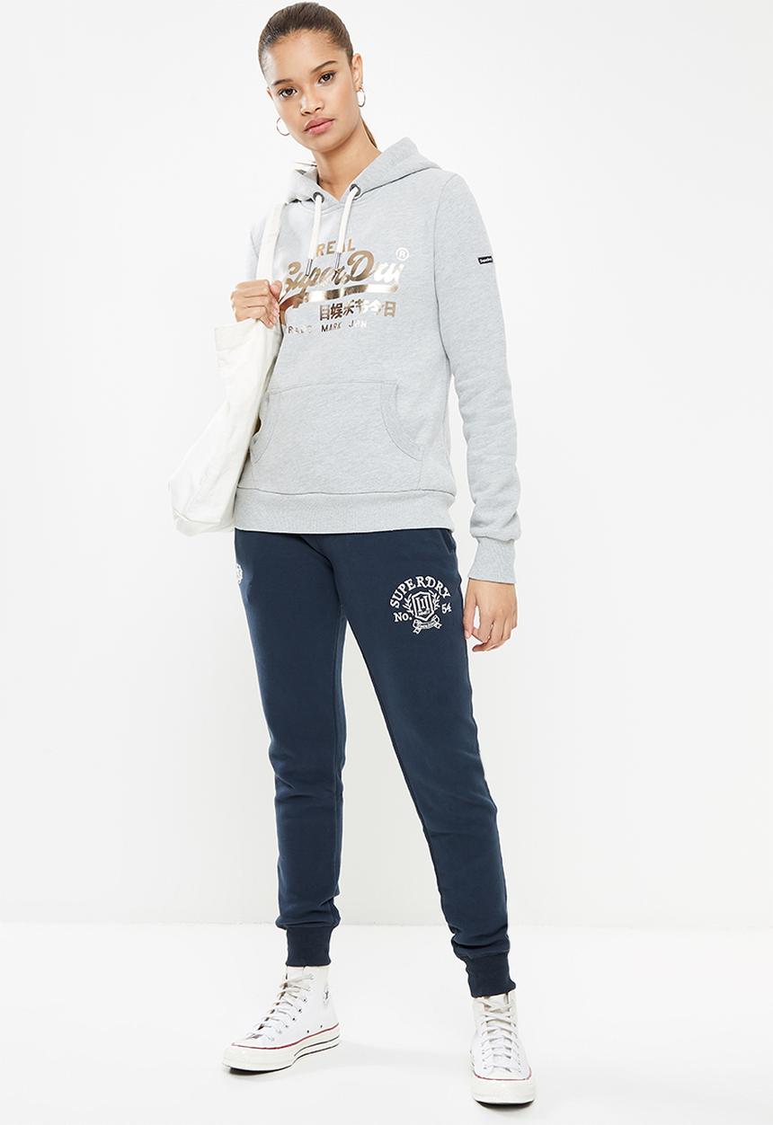 Superdry. - Vl boho sparkle hood bb - grey marl