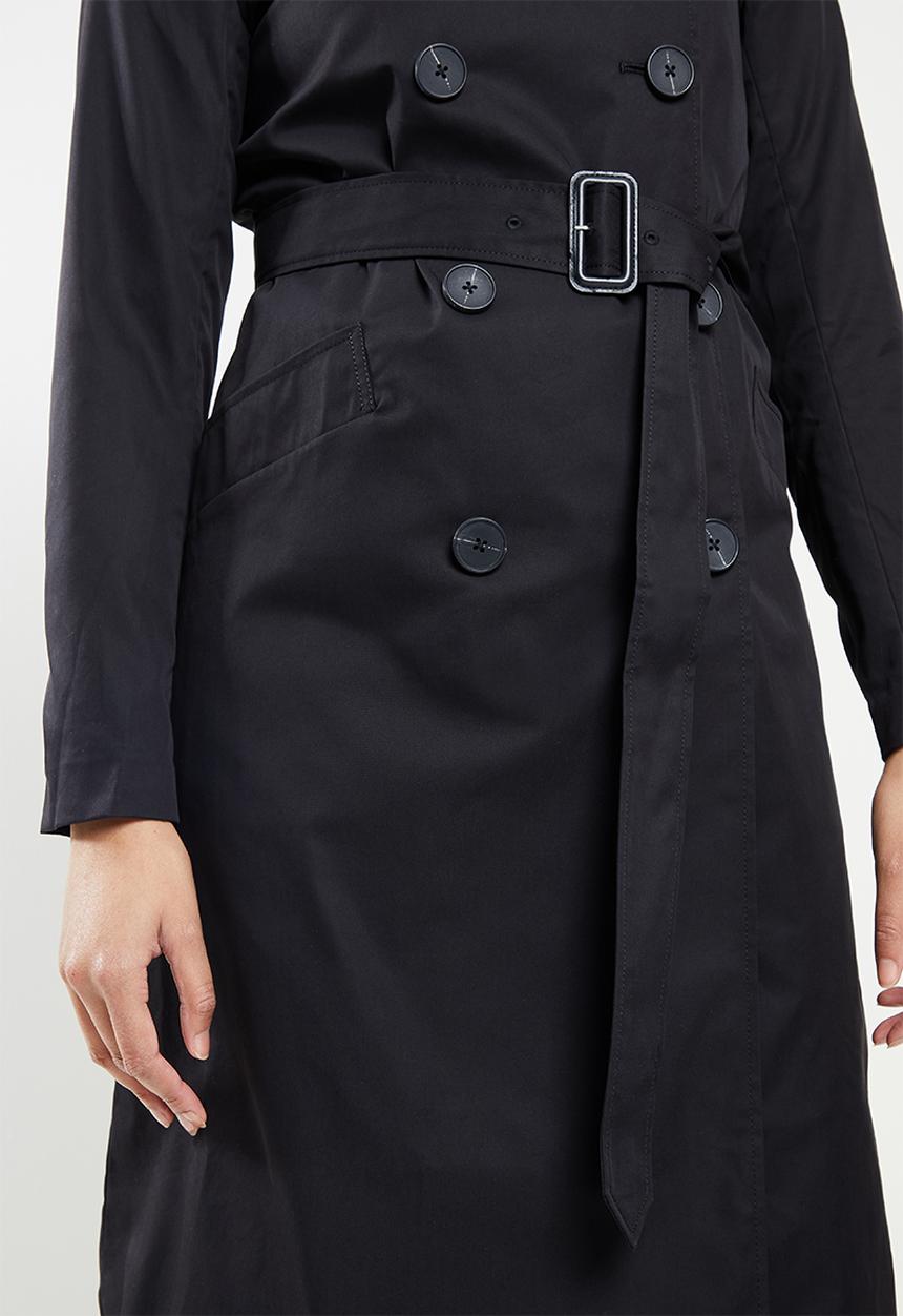 Superdry. - Studios trench coat - black