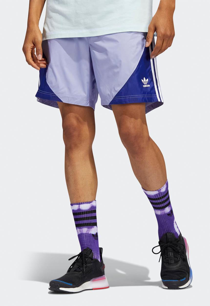 adidas Originals -  Summer SST Shorts - dust purple & white