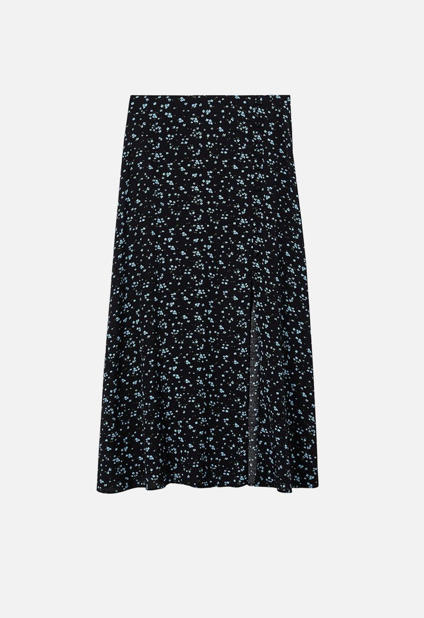 MANGO - Skirt bombay - black