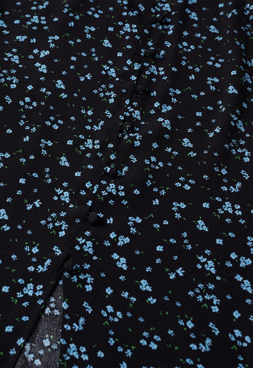 MANGO - Skirt bombay - black