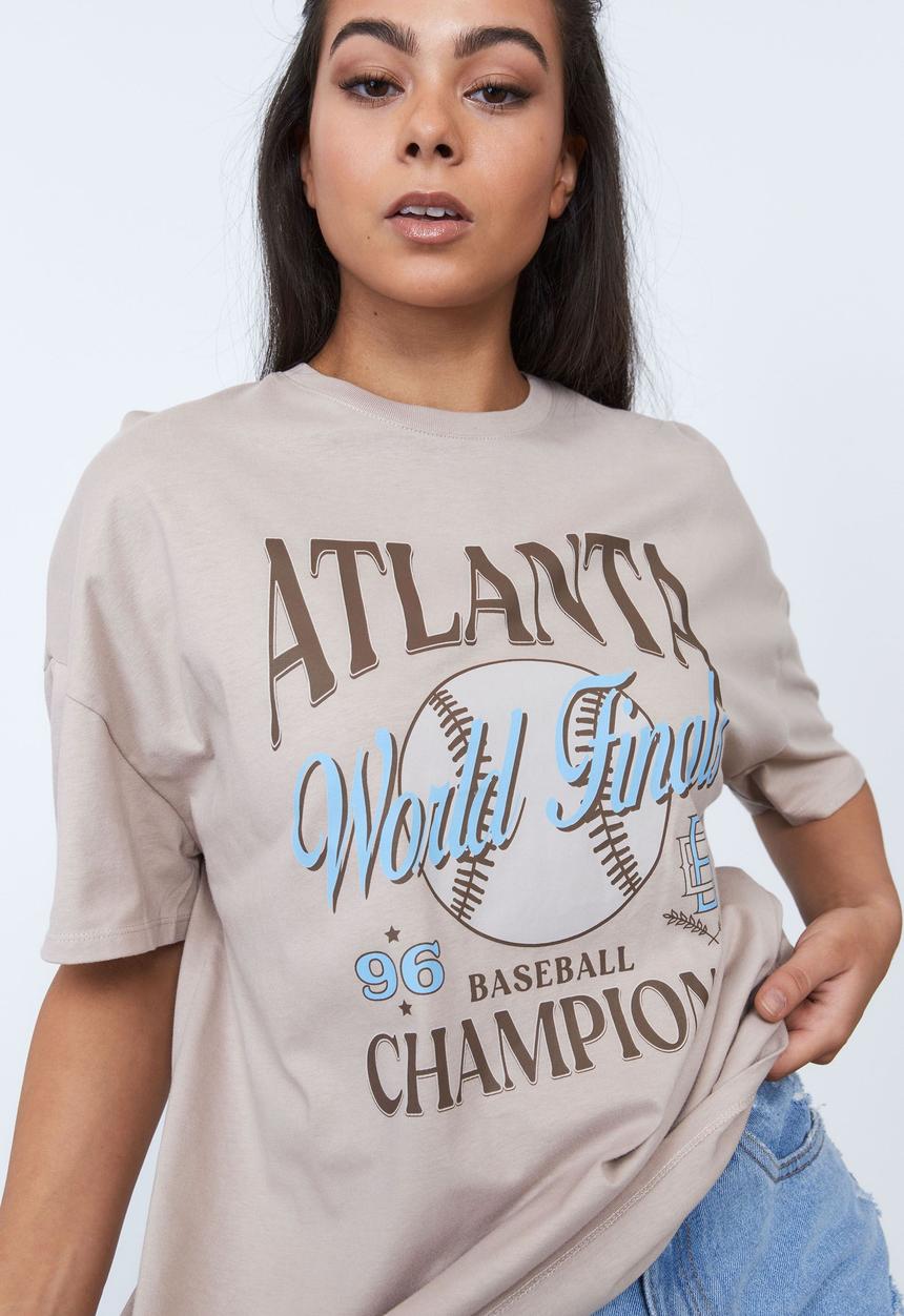 Factorie - Original relaxed graphic tee - atlanta/etherea
