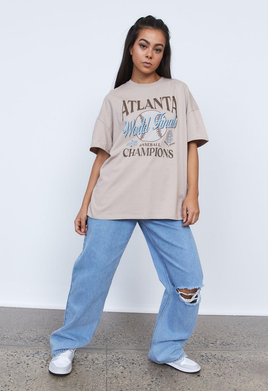 Factorie - Original relaxed graphic tee - atlanta/etherea