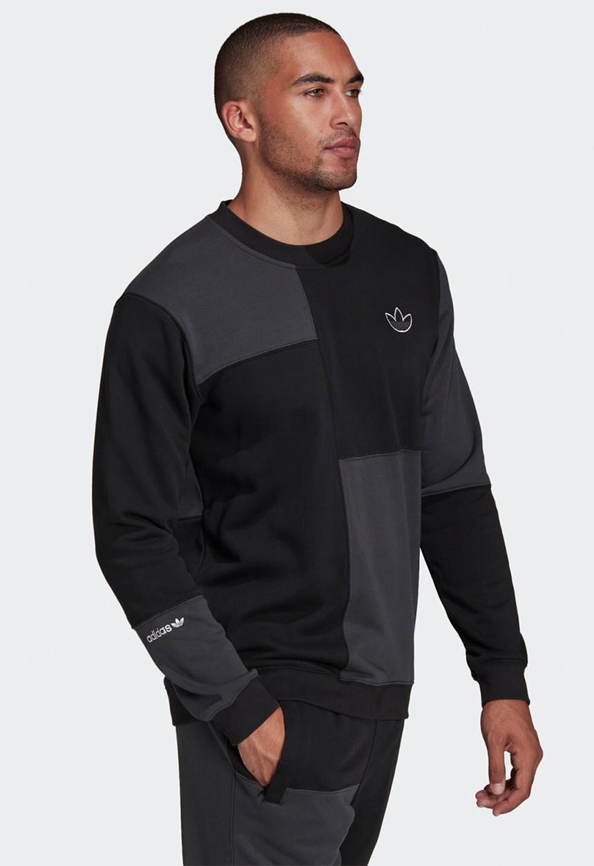 adidas Originals - SPRT Crewneck Sweatshirt- black & carbon