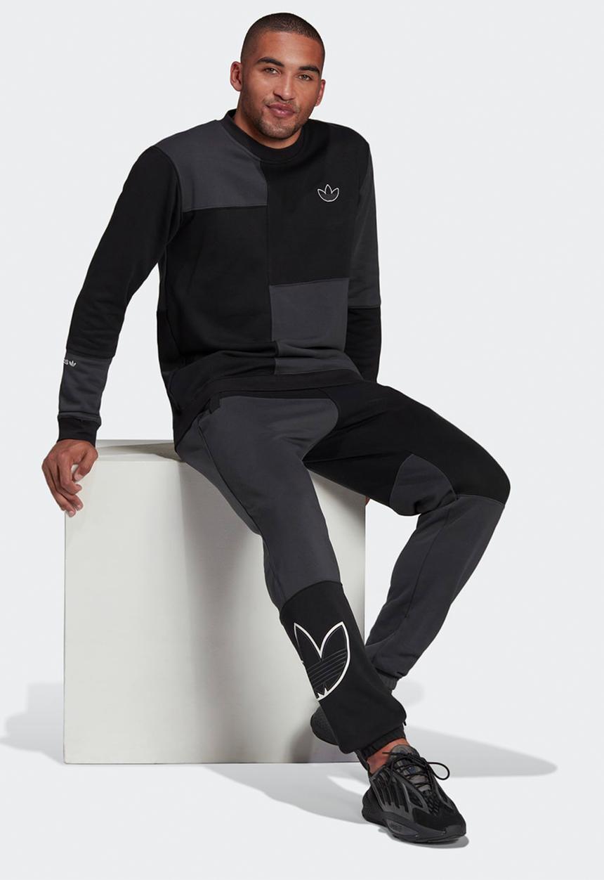 adidas Originals - SPRT Crewneck Sweatshirt- black & carbon