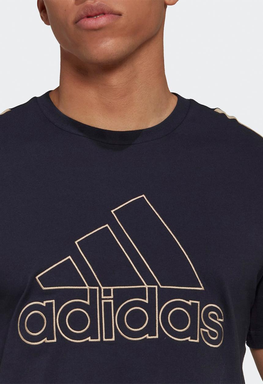 adidas Performance - Future Icons Embroidered Badge of Sport T-Shirt - legend ink