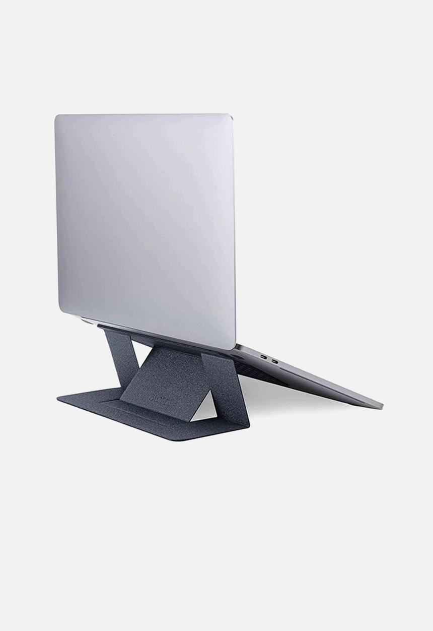 Moft - Adhesive laptop stand (up to 15.6" laptops) - grey