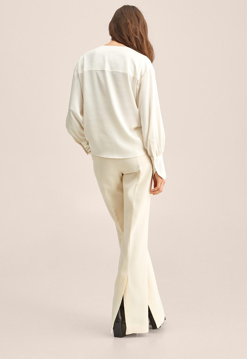 MANGO - Blouse olivia - light beige