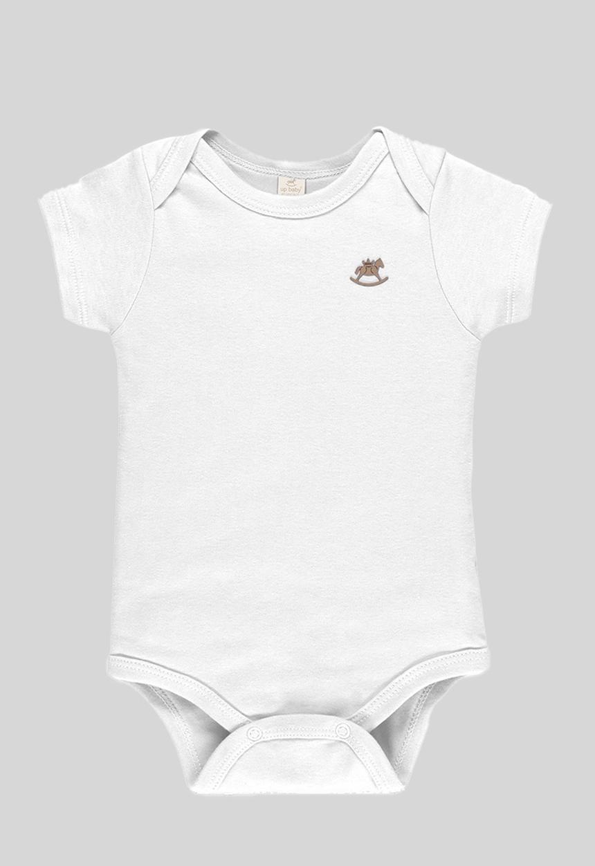 UP Baby - Cotton bodysuit - white
