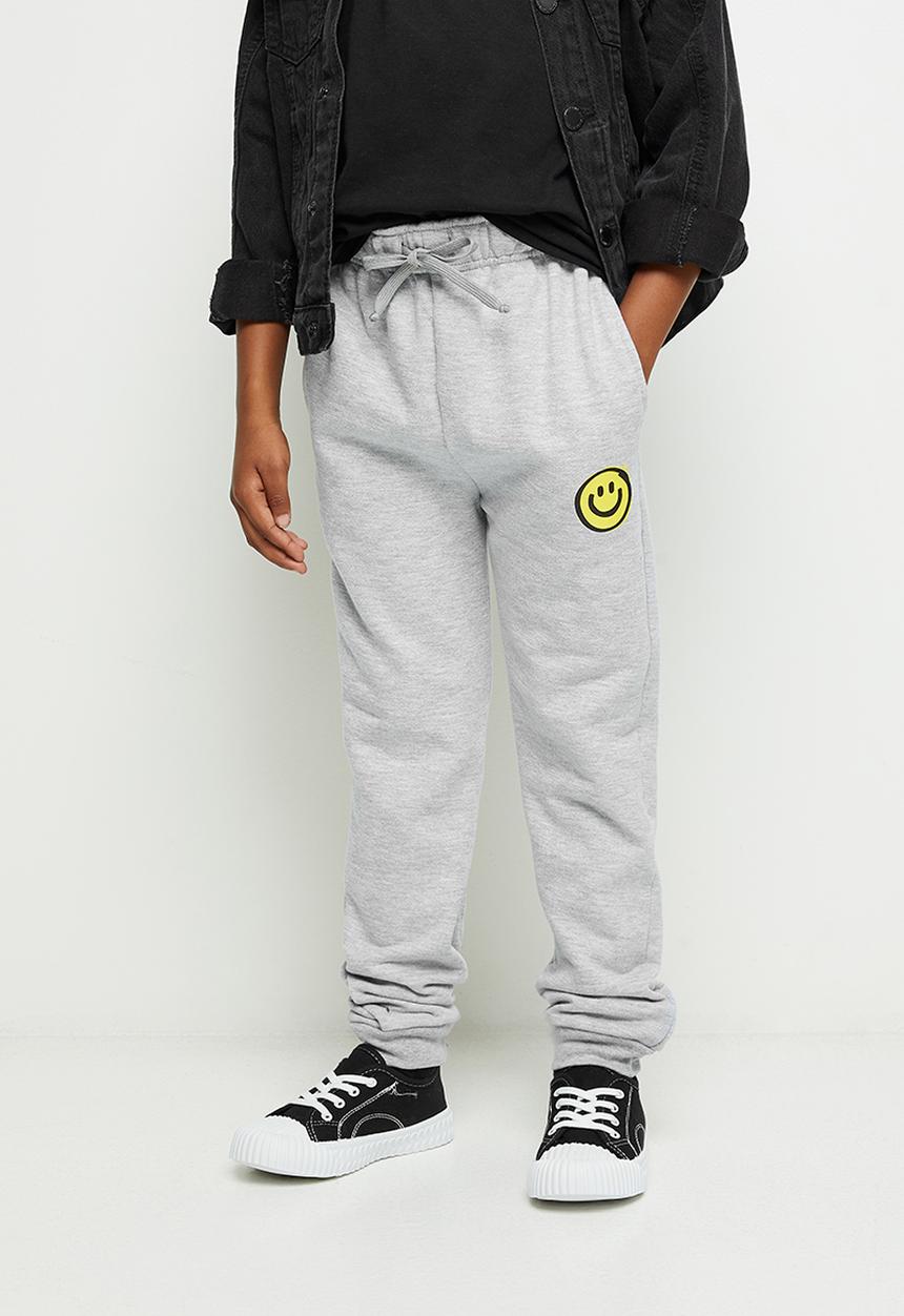 Superbalist Kids - Boys smiley jogger - grey 