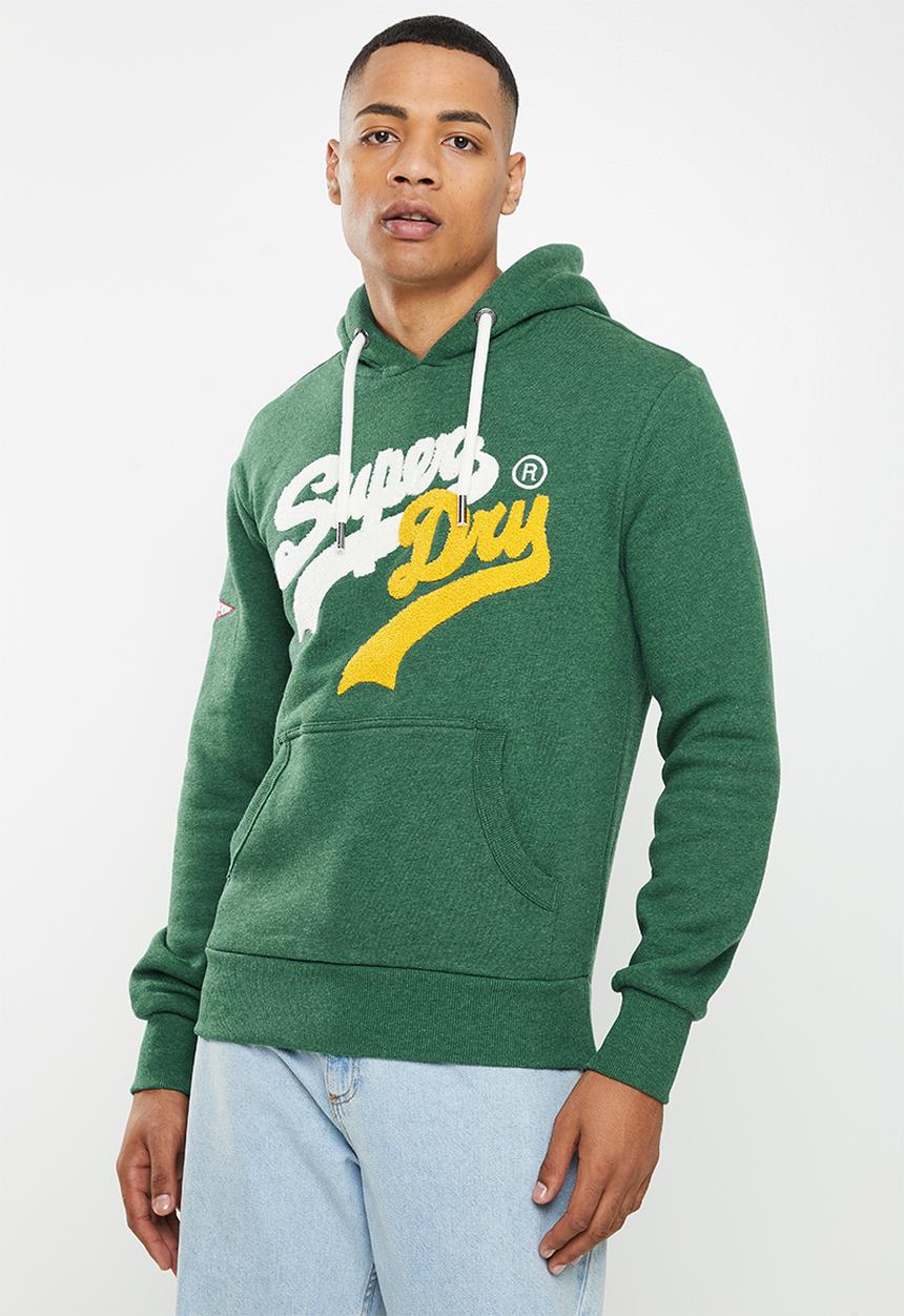Superdry. - Vl source hood - heritage pine green marl