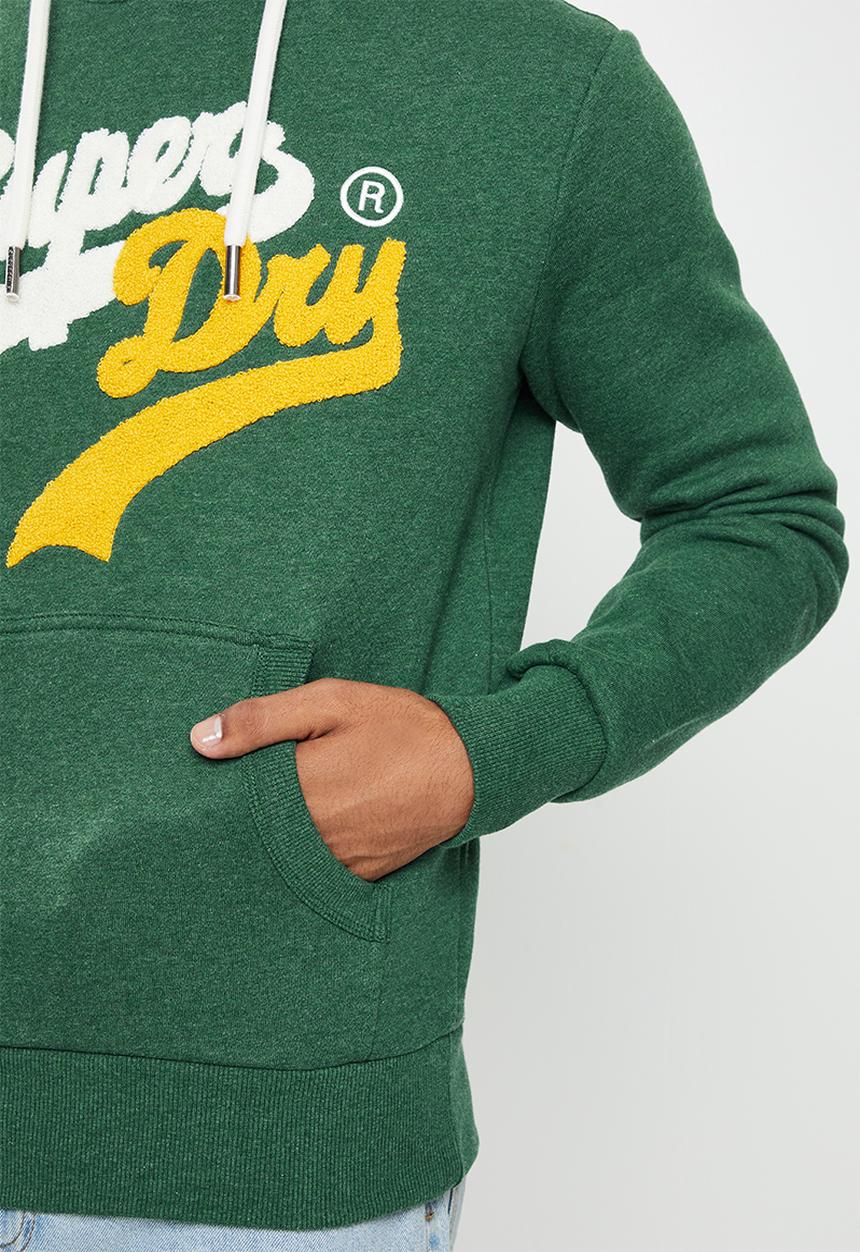Superdry. - Vl source hood - heritage pine green marl