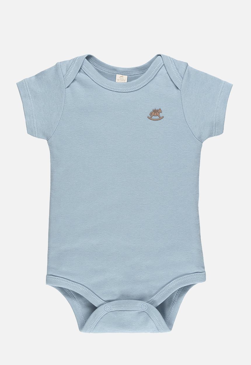 UP Baby - Cotton bodysuit - blue