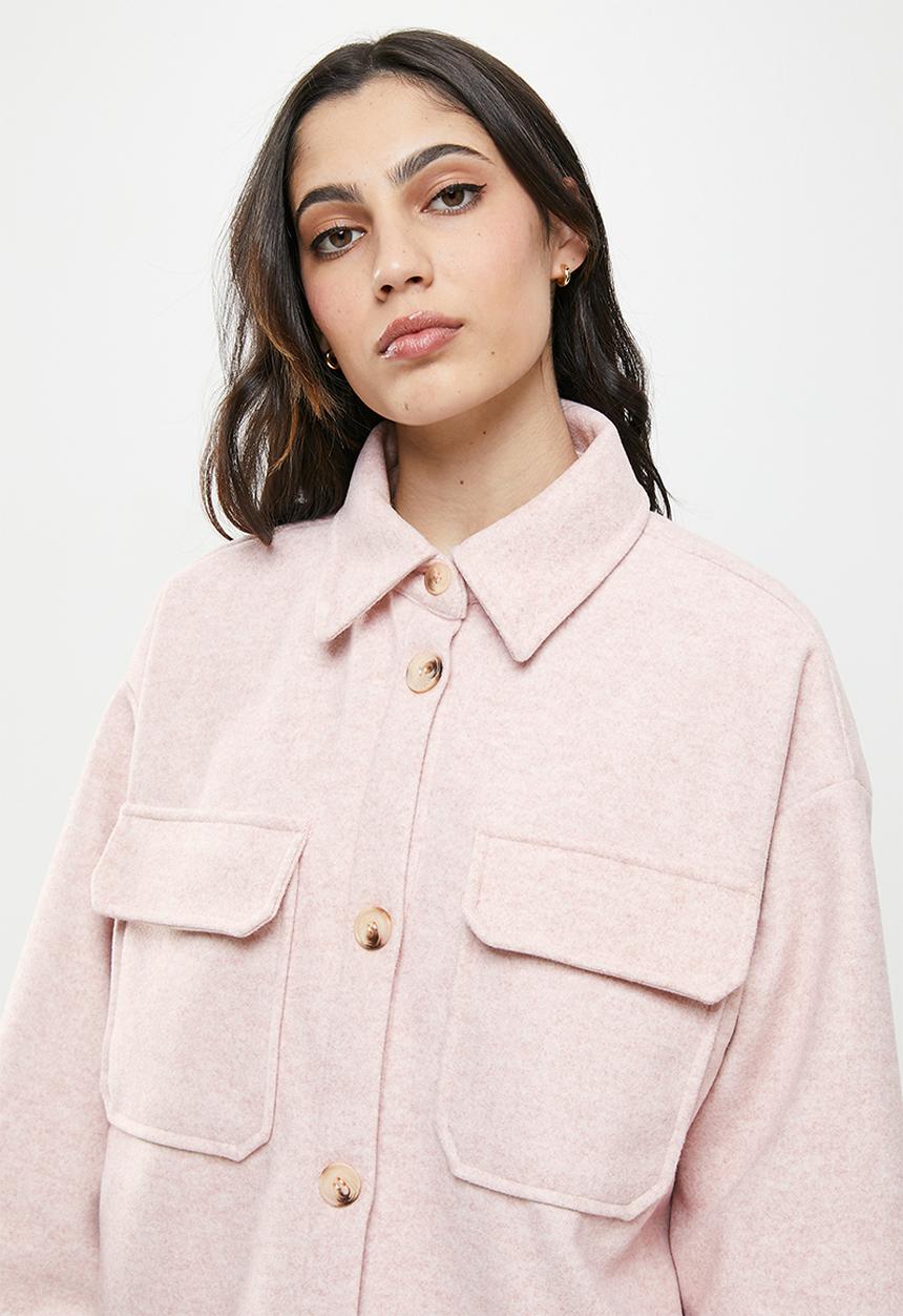 Koton - Buttoned long jacket - powder pink