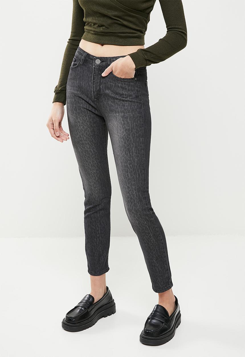 Koton - Medium rise slim fit jeans - black