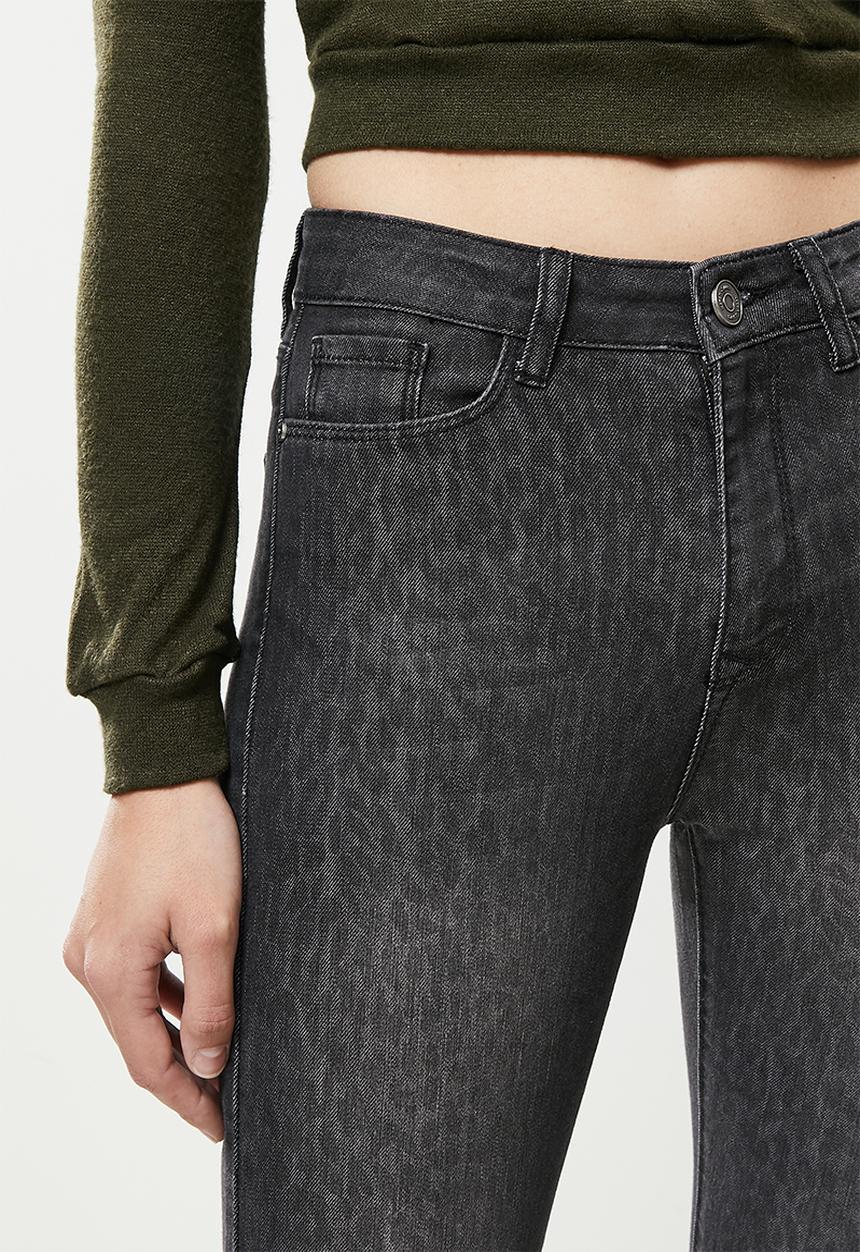 Koton - Medium rise slim fit jeans - black