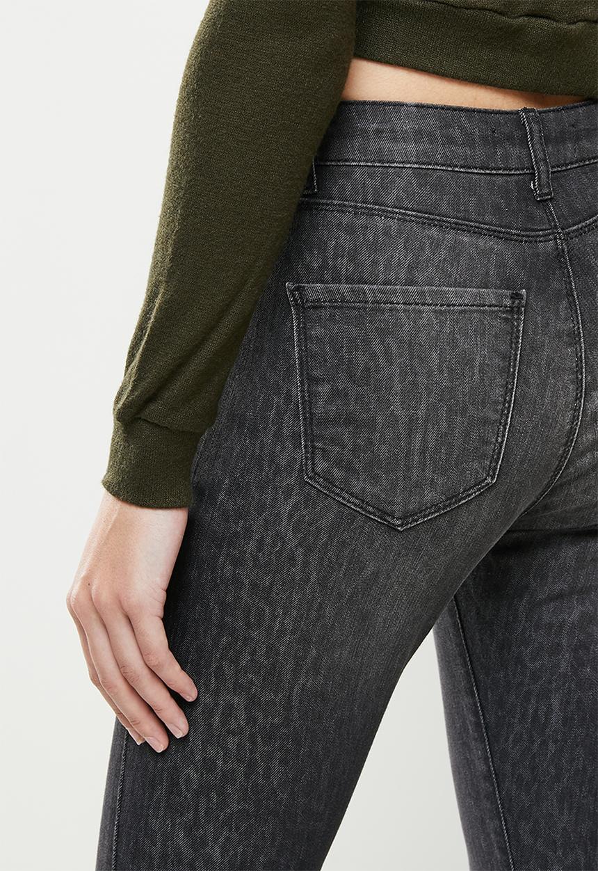 Koton - Medium rise slim fit jeans - black