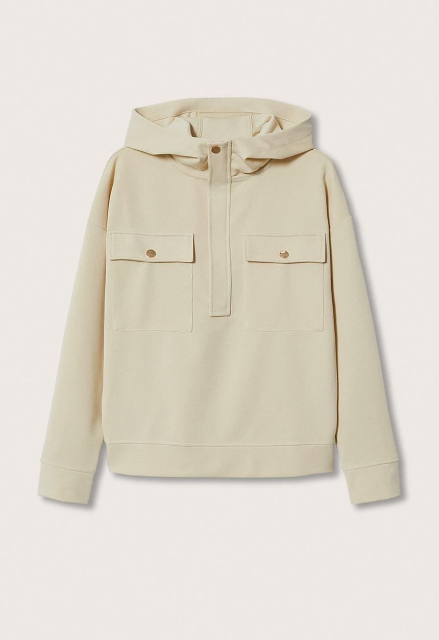 MANGO - Sweatshirt florida2 - light beige