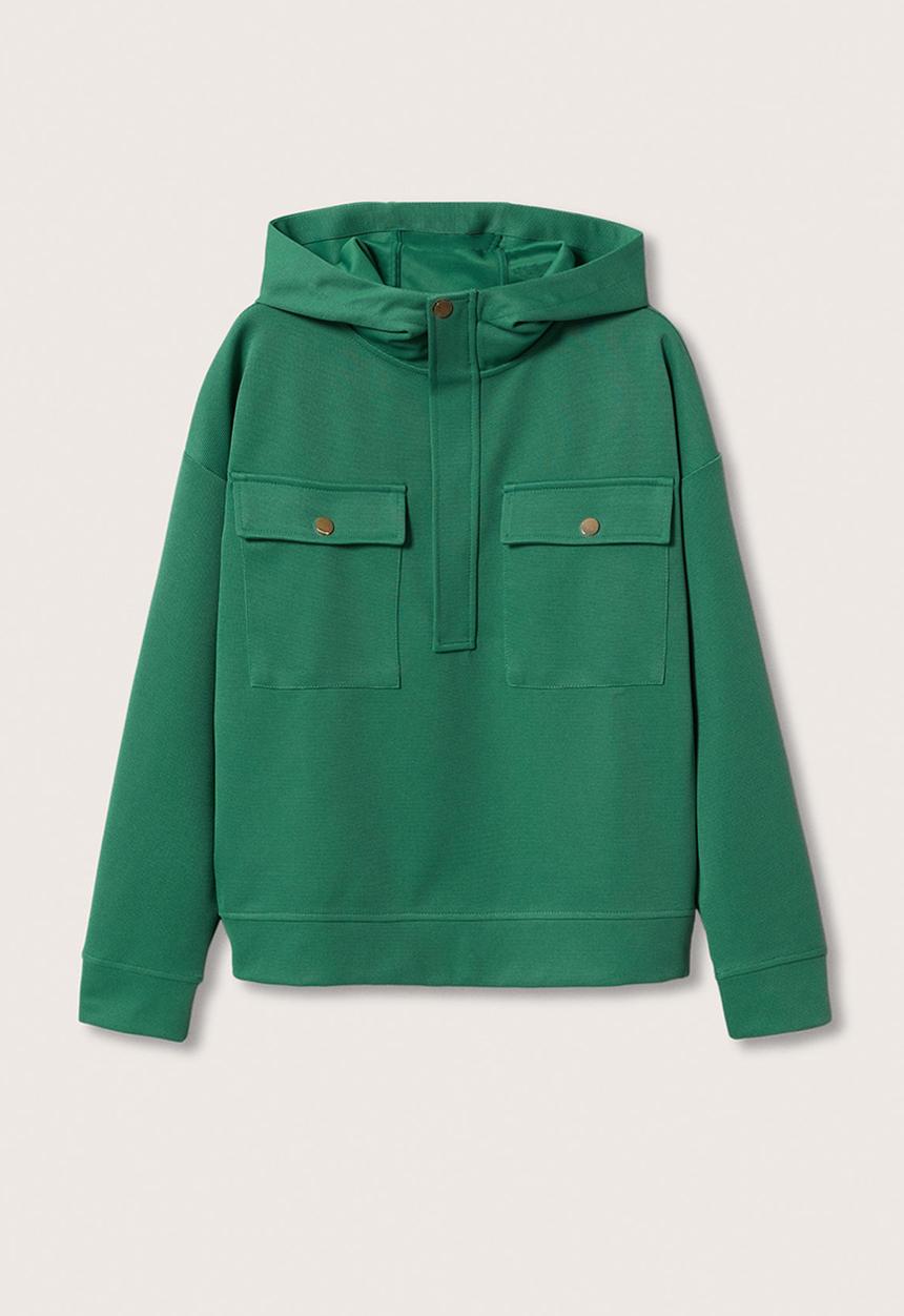 MANGO - Sweatshirt florida2 - green
