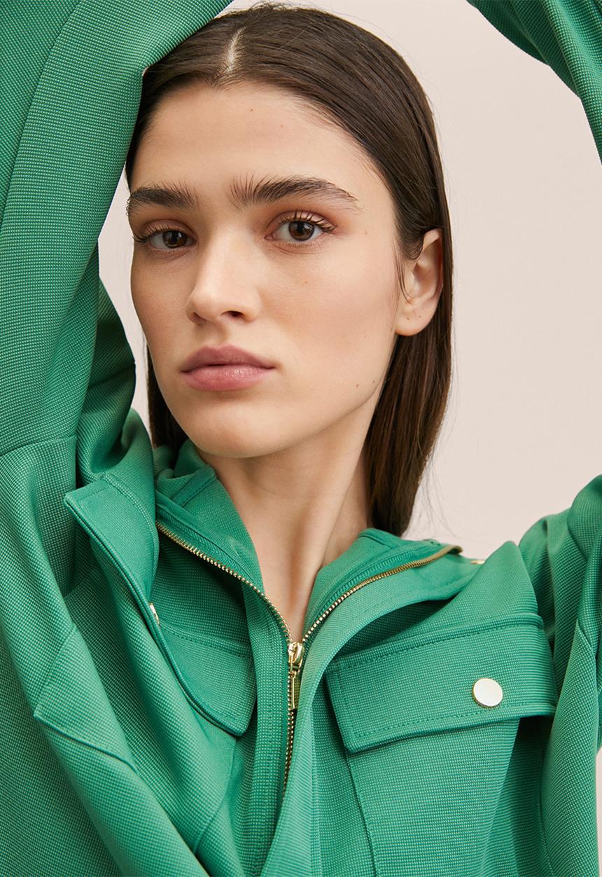 MANGO - Sweatshirt florida2 - green
