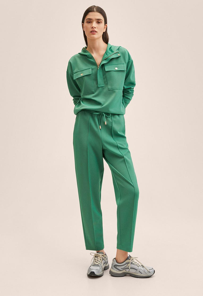 MANGO - Sweatshirt florida2 - green