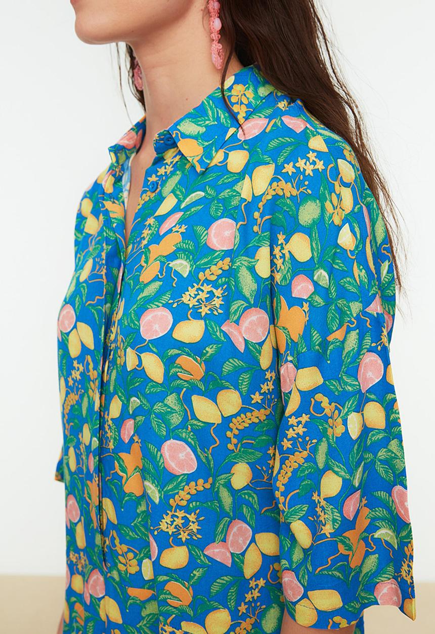 Trendyol - Colorful lemon patterned overalls - multi