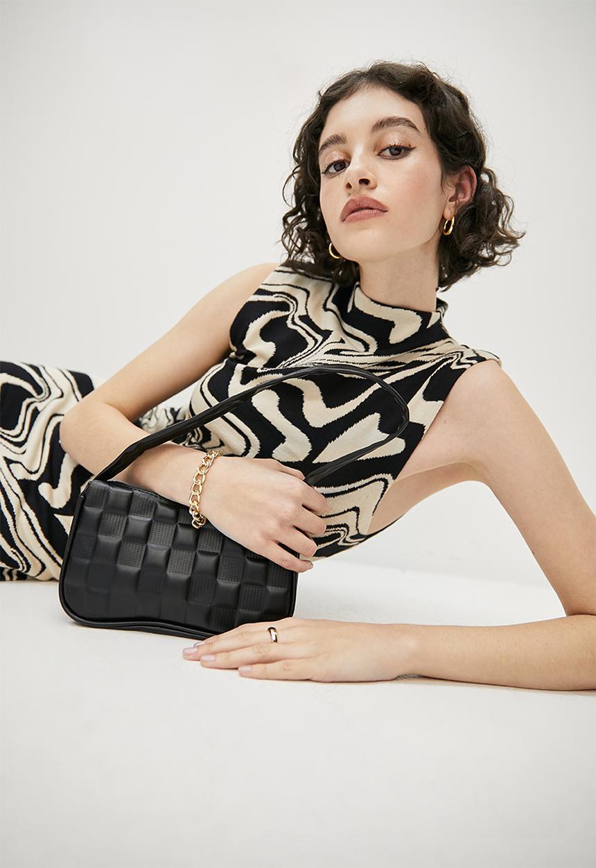 Superbalist - Angelina baguette bag - black