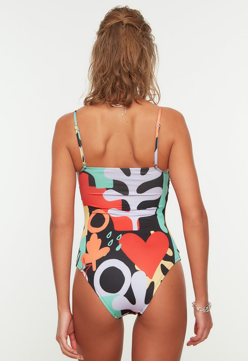 Trendyol - Abstract pattern swimwear - multi