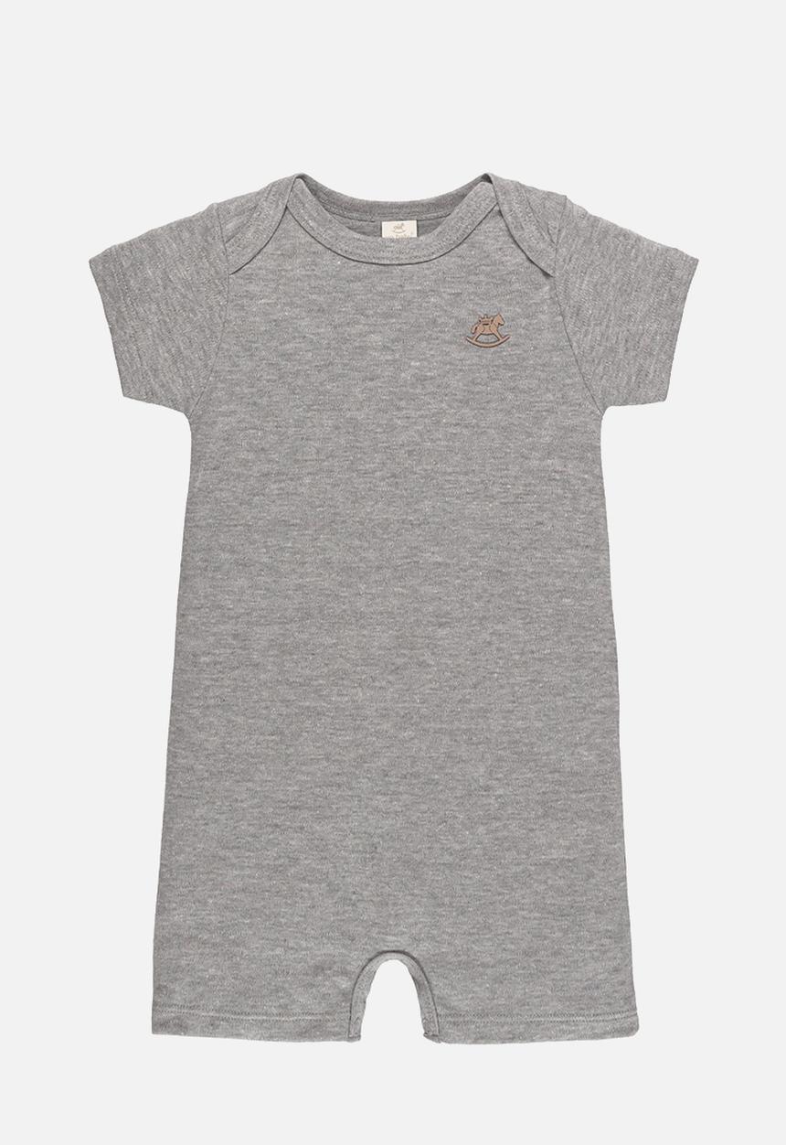UP Baby - Cotton romper - grey