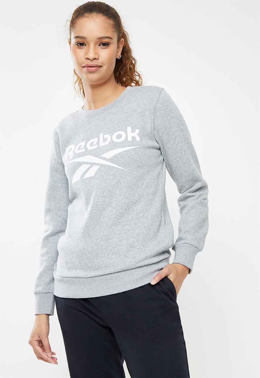 Reebok - Reebok Logo Sweater - medium grey heather