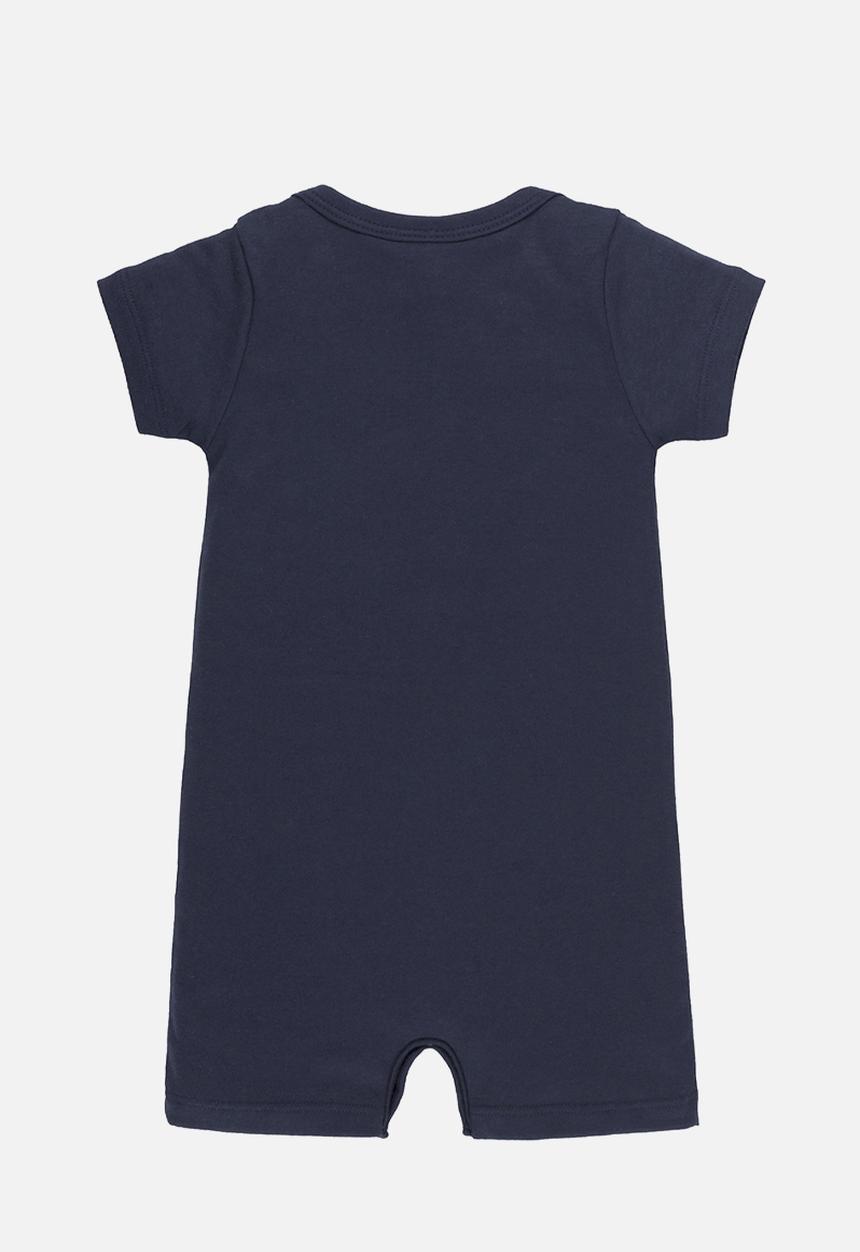 UP Baby - Cotton romper - dark blue