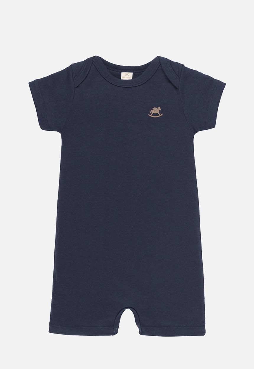 UP Baby - Cotton romper - dark blue